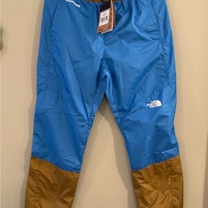 The North Face Blue and Brown Nylon Pants